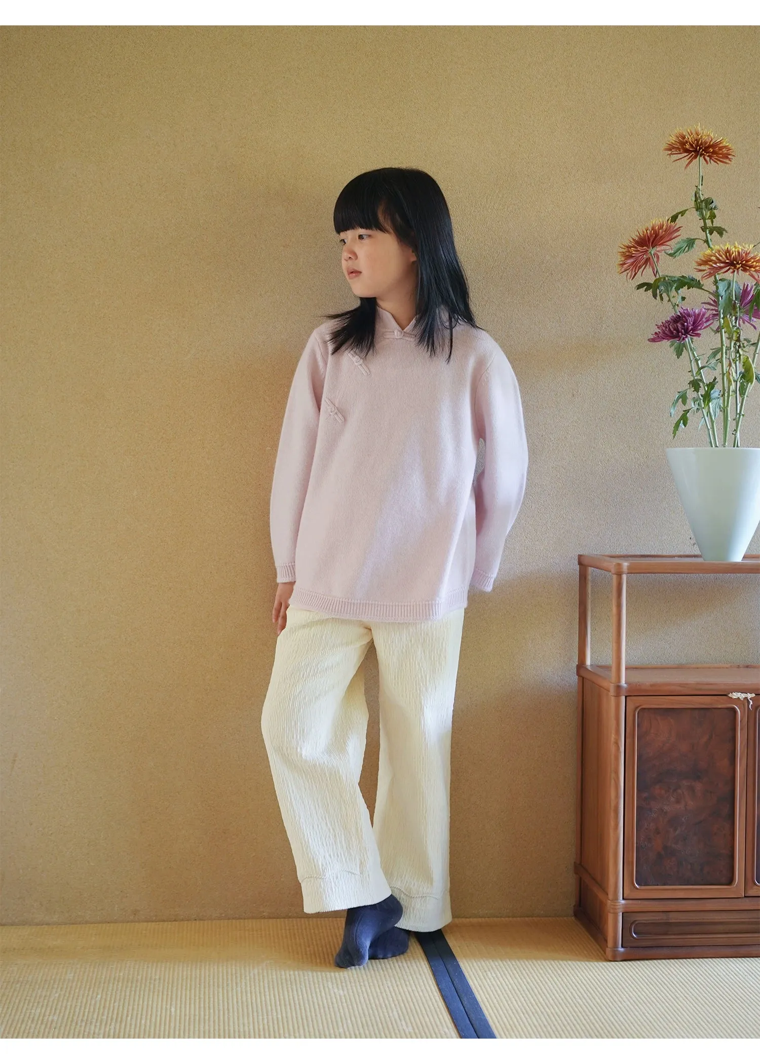 MaNa Chinese New Year Kids Cotton Corduroy Pants