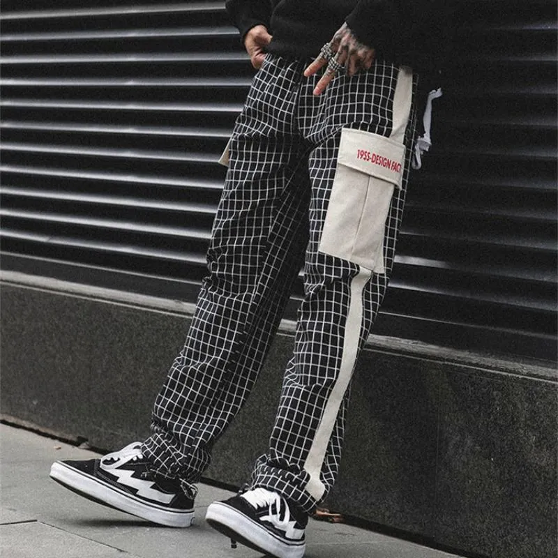 Men's Casual Plaid Joggers | Men's Cargo Pants