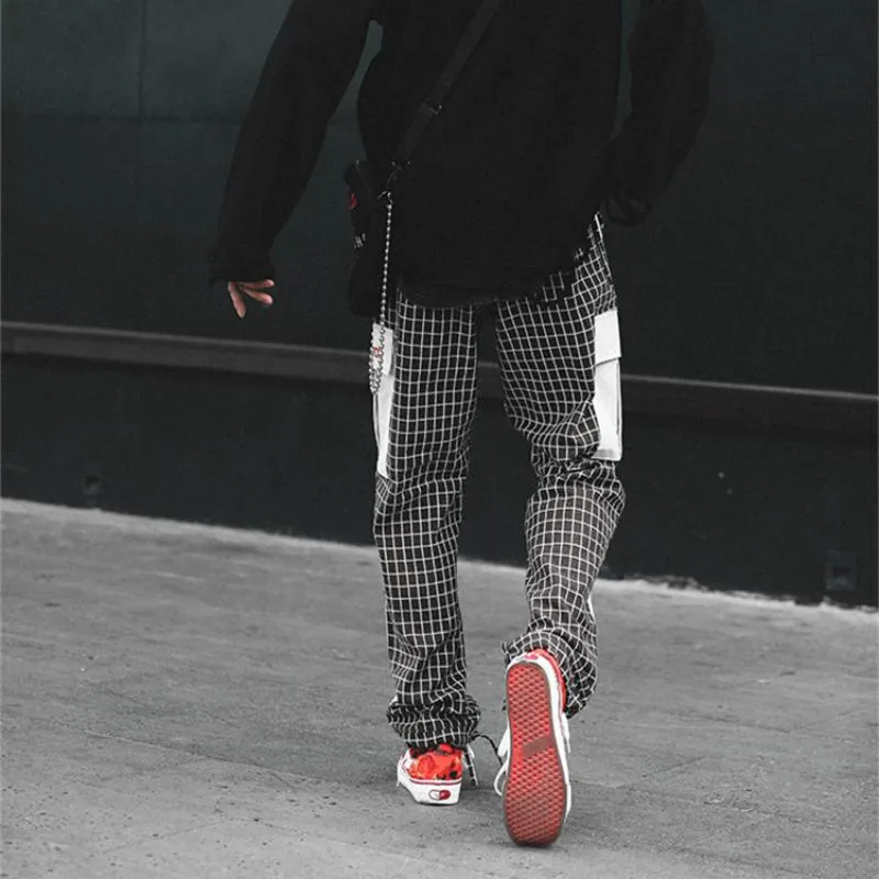 Men's Casual Plaid Joggers | Men's Cargo Pants