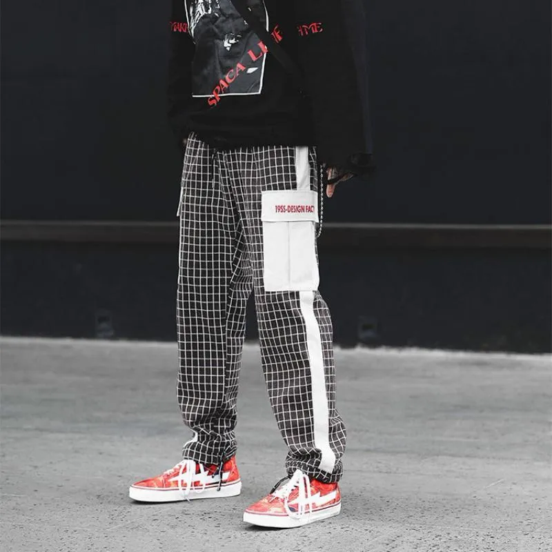 Men's Casual Plaid Joggers | Men's Cargo Pants