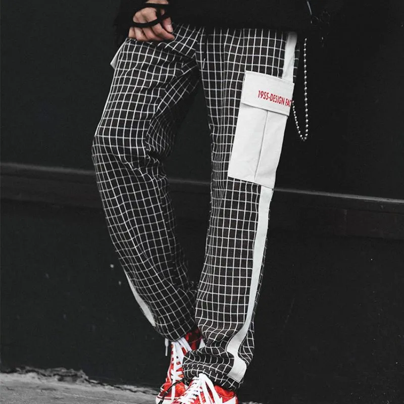 Men's Casual Plaid Joggers | Men's Cargo Pants