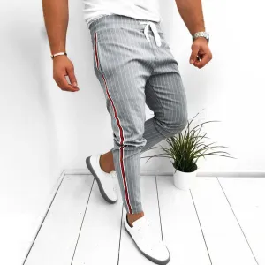 Men's Casual Striped Joggers