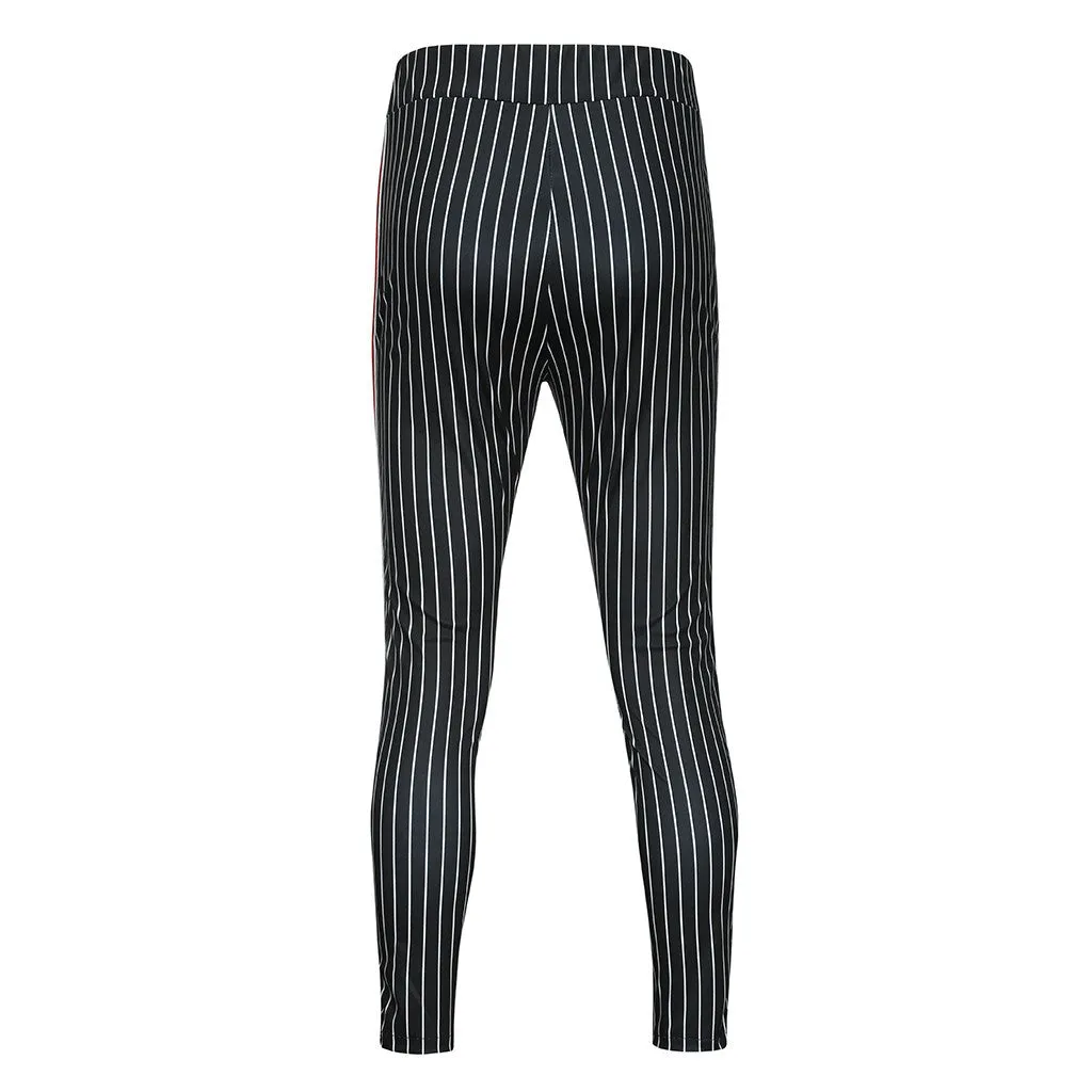 Men's Casual Striped Joggers