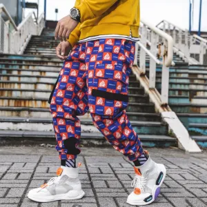 Men's Printed Joggers With Pockets