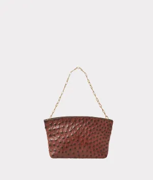 Mini Elle Exotic Clutch :: Chocolate