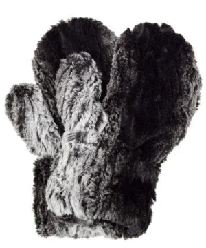 Mittens - Luxury Faux Fur in Smouldering Sequoia