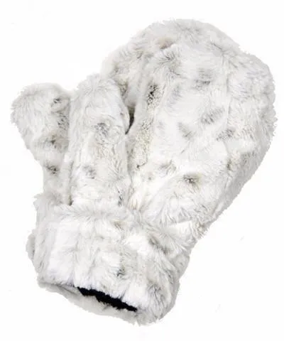 Mittens - Luxury Faux Fur in Winters Frost