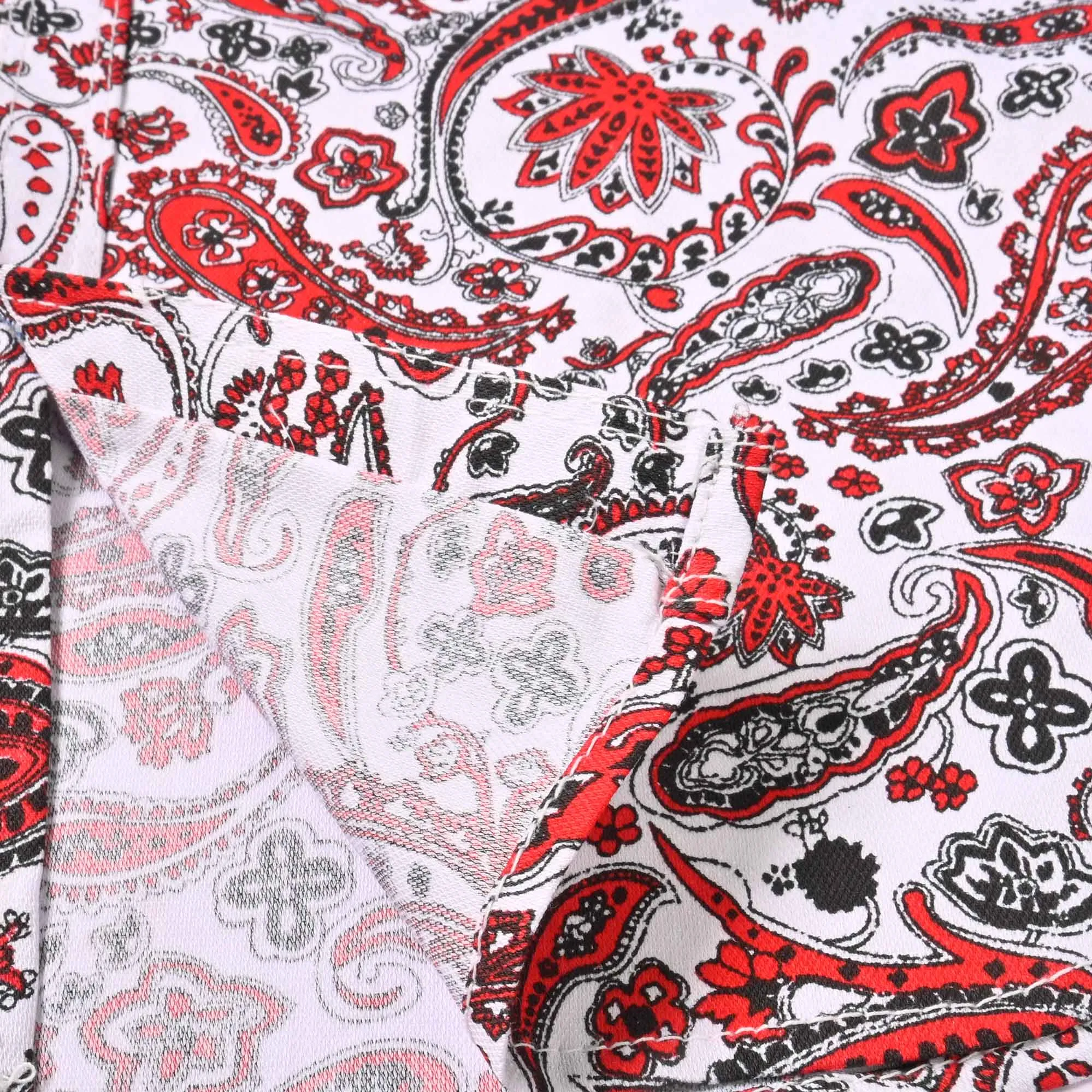 New Fashion Men's Leaf Printed Smart Fit Casual Shirt