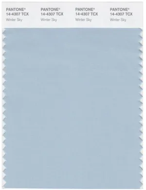 Pantone Smart 14-4307 TCX Color Swatch Card | Winter Sky