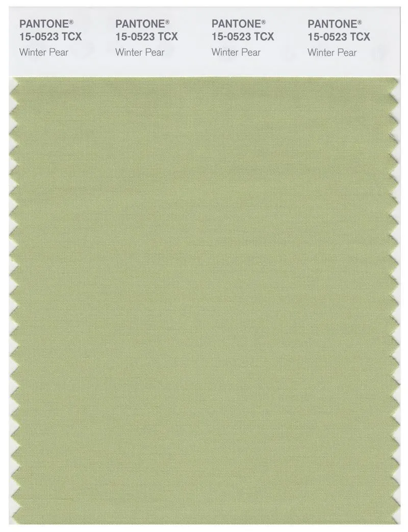 Pantone Smart 15-0523 TCX Color Swatch Card | Winter Pear