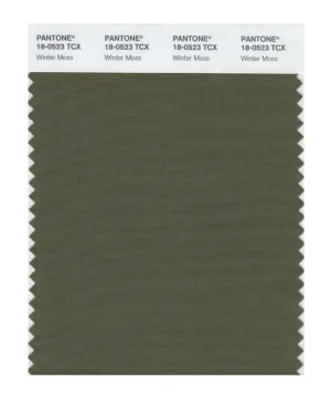 Pantone Smart 18-0523 TCX Color Swatch Card | Winter Moss