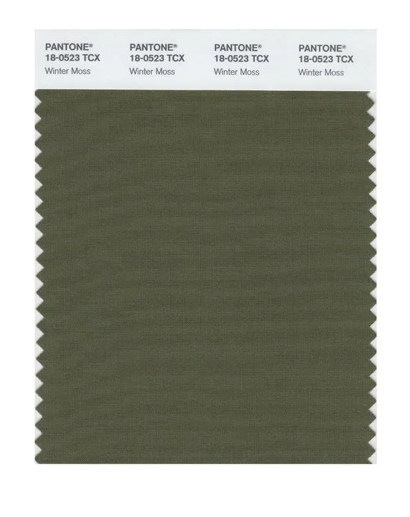 Pantone Smart 18-0523 TCX Color Swatch Card | Winter Moss