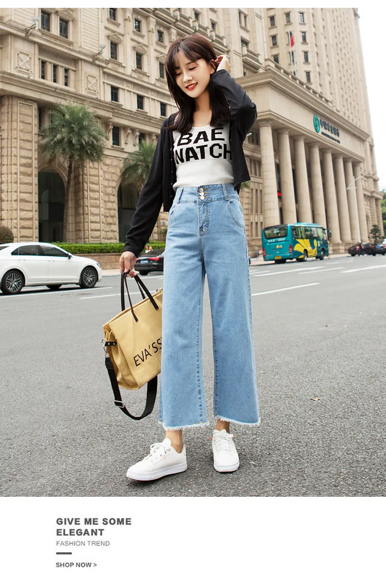 Pants Women Loose Denim Pants Carrot High Waist Harem Slim Look Pants