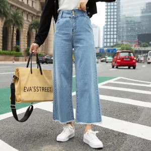 Pants Women Loose Denim Pants Carrot High Waist Harem Slim Look Pants