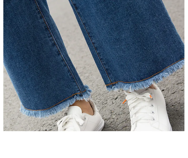 Pants Women Loose Denim Pants Carrot High Waist Harem Slim Look Pants