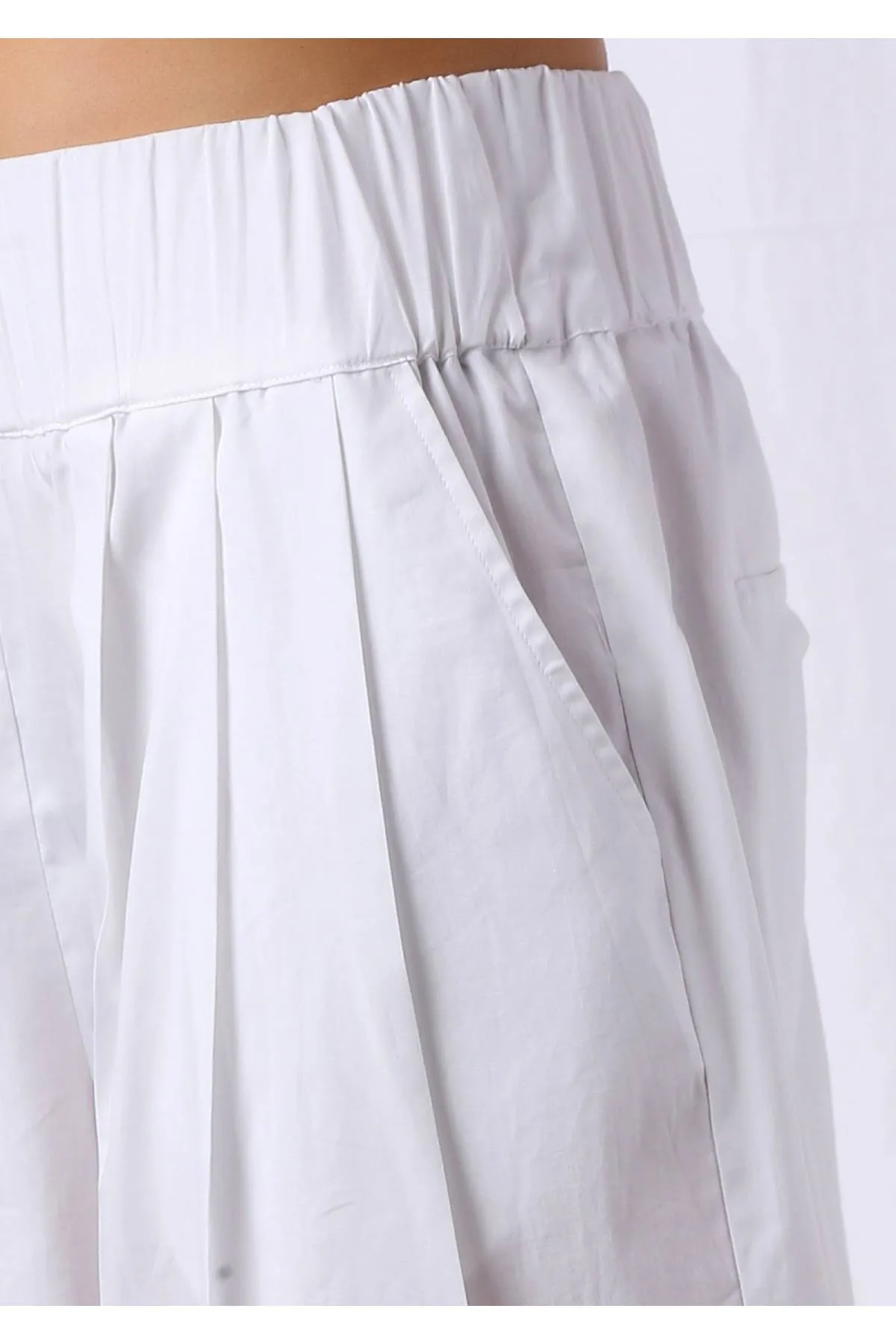 Pleated High Waist Pants