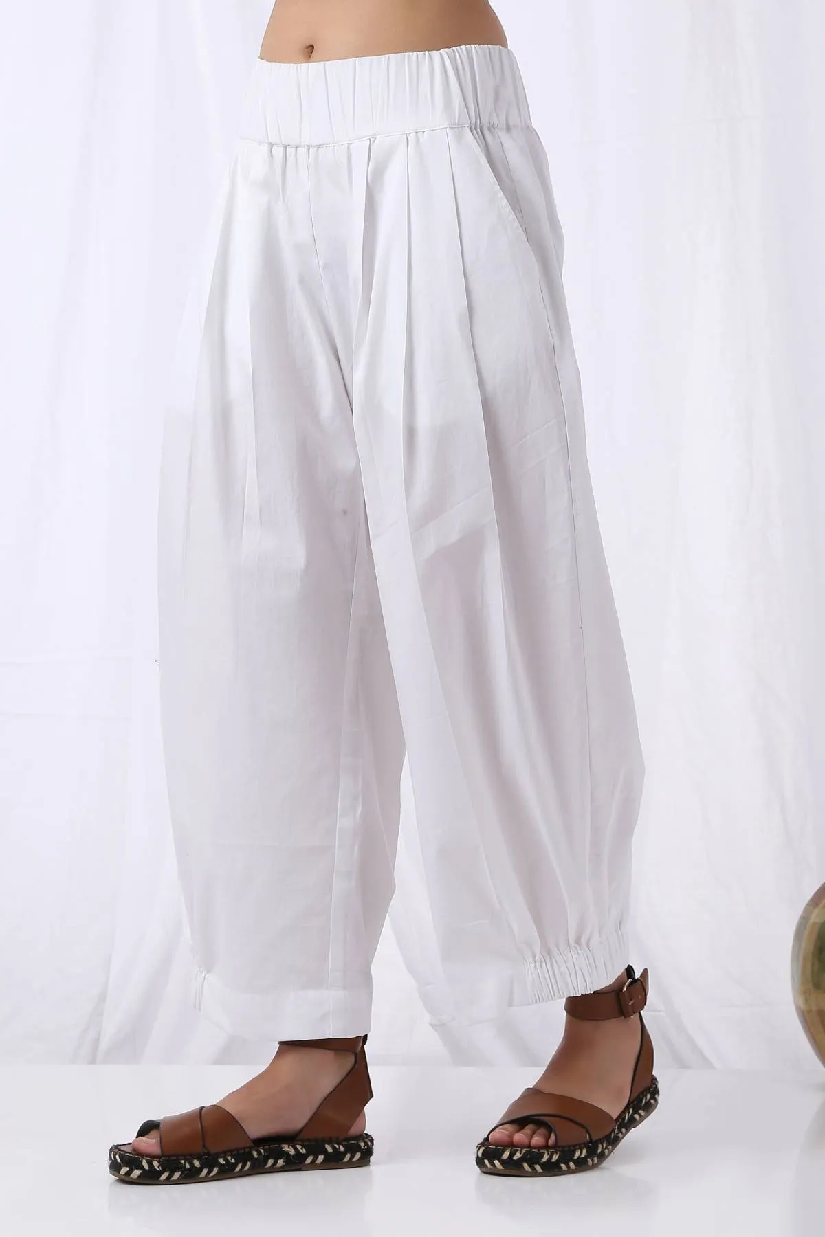 Pleated High Waist Pants