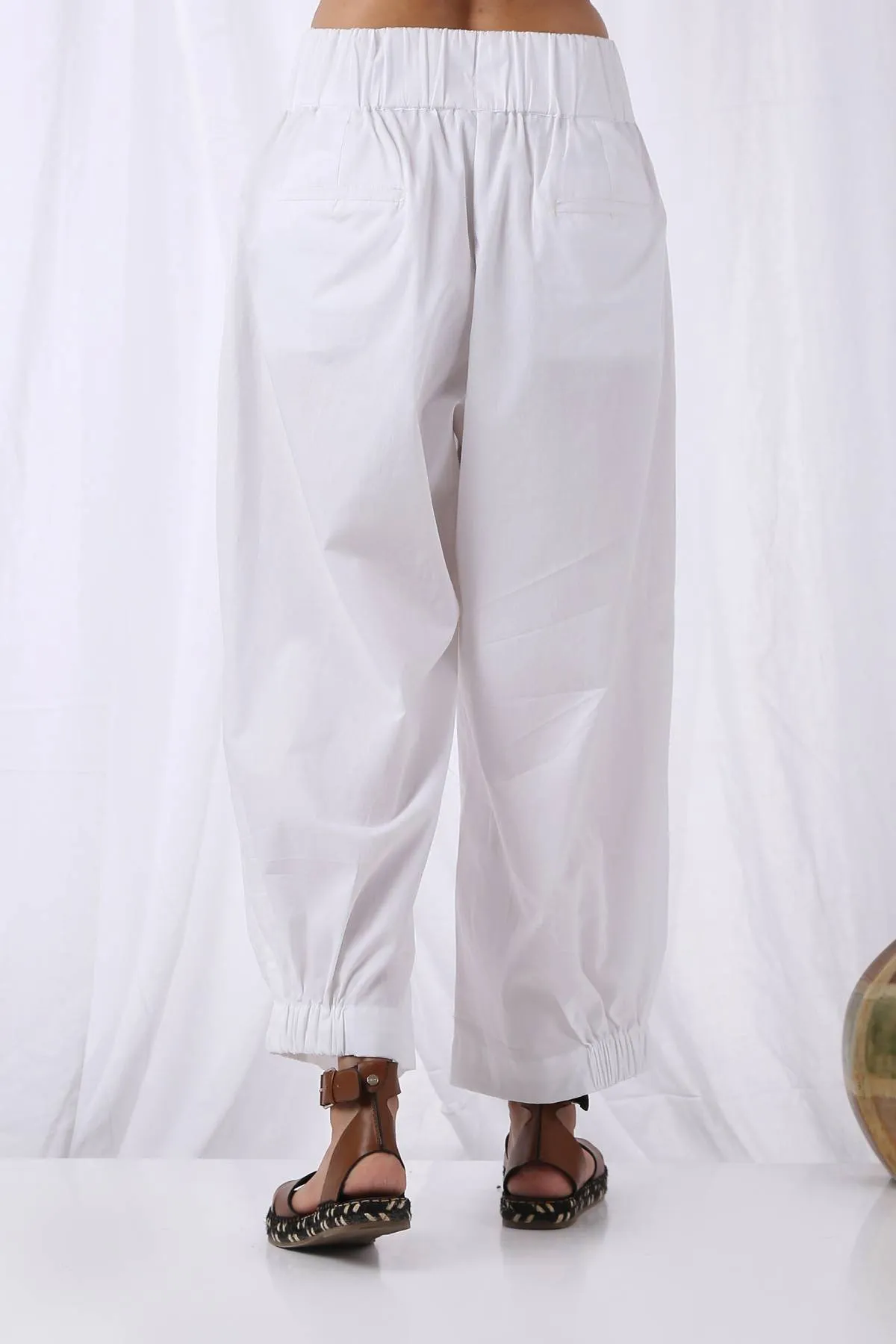 Pleated High Waist Pants
