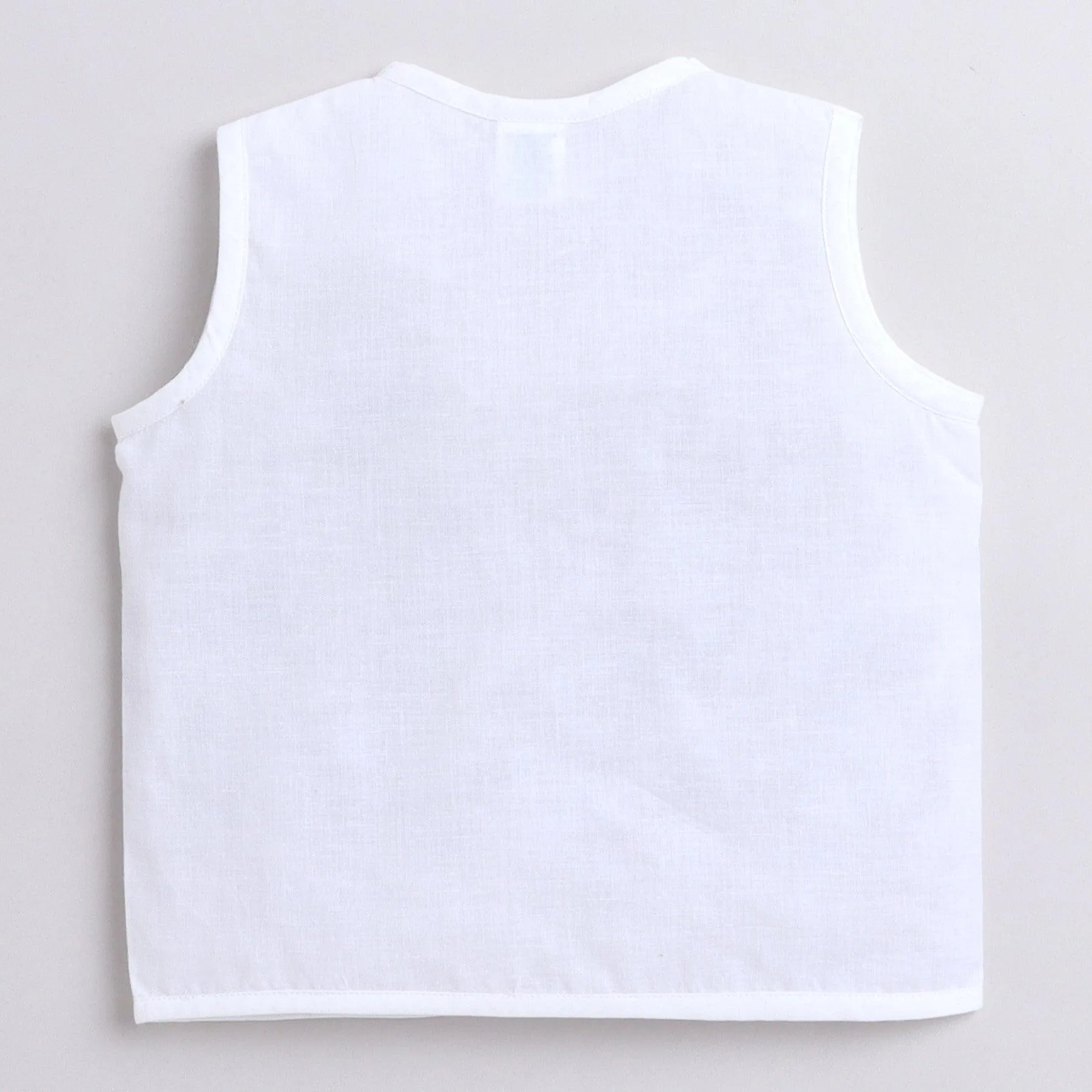 Polka Tots Pack of 3 Sleeveless Vest/Jhabla - Multicolor