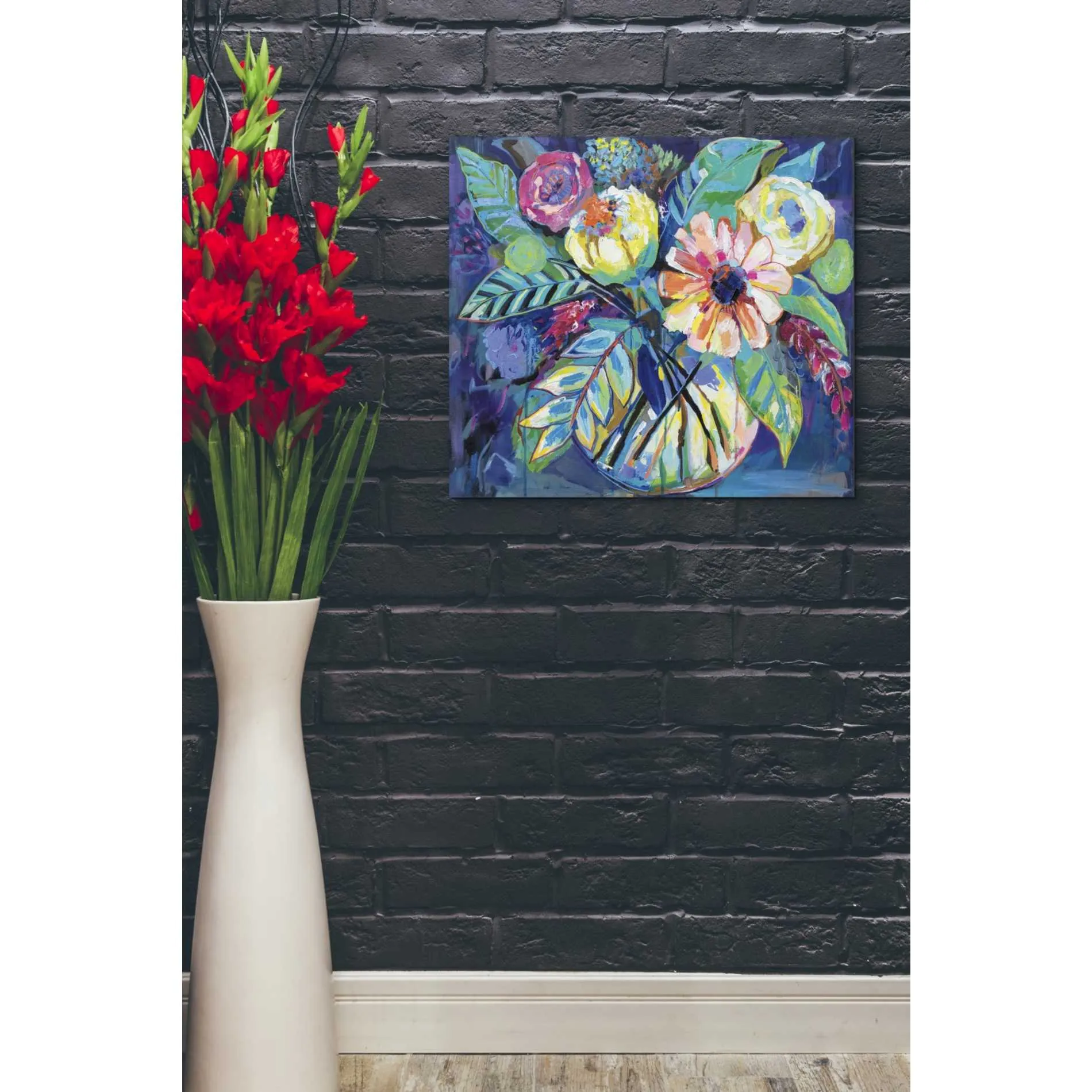 "Happiness" by Jeanette Vertentes, Giclee Canvas Wall Art