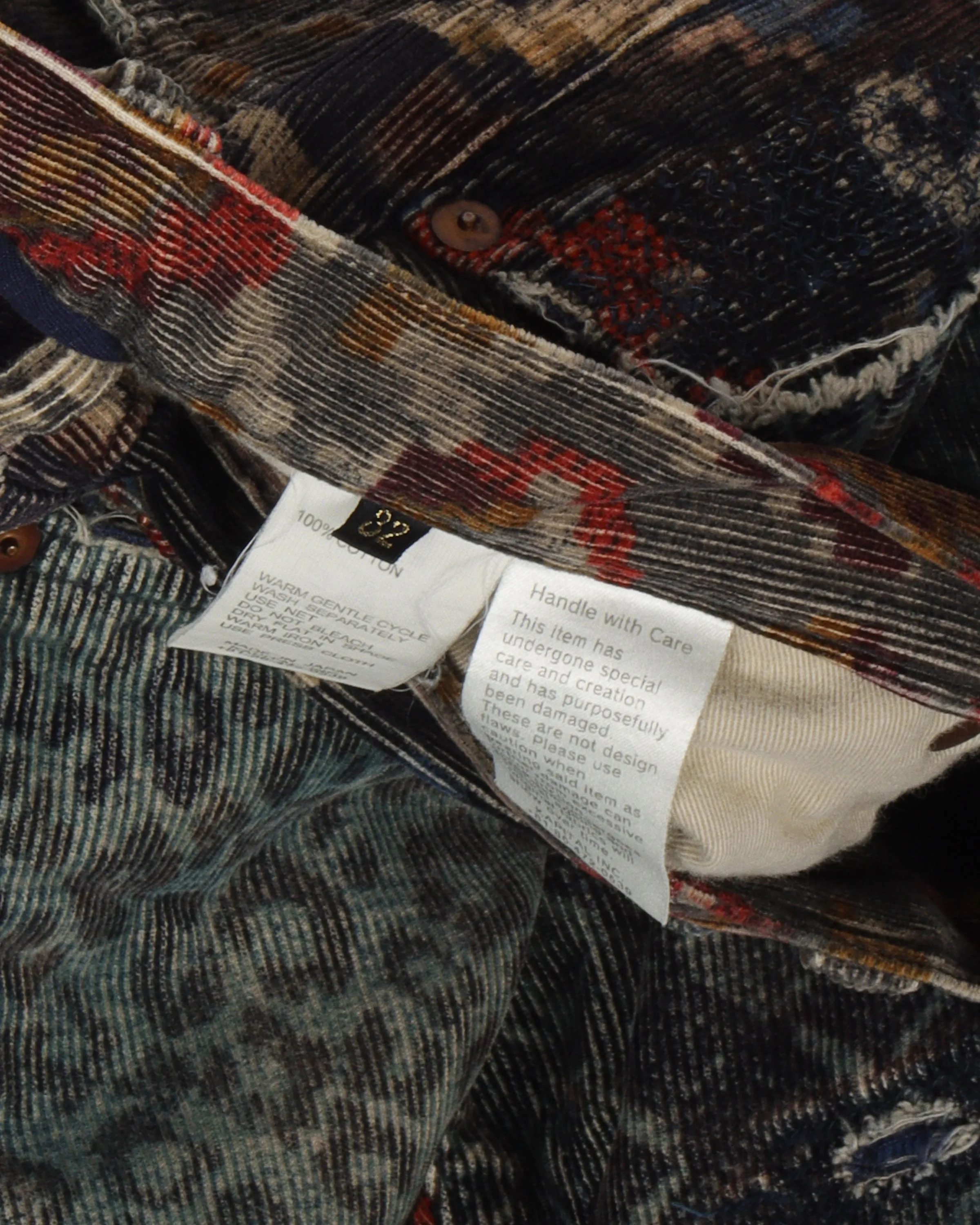 Reconstructed Corduroy Pants