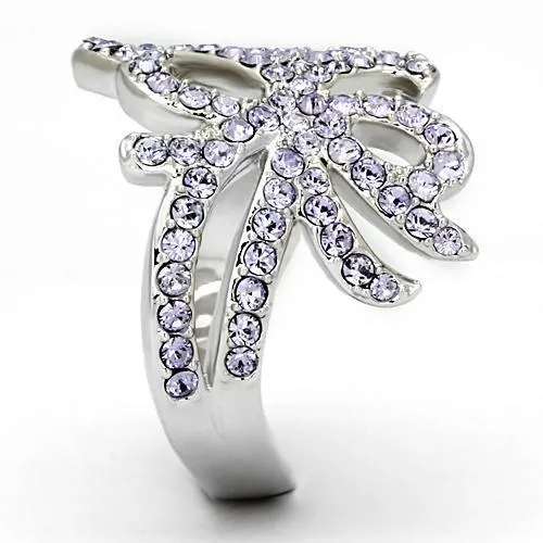 Ring Top GRD Crystal Light Sapphire TK869 for Women Style Stainless