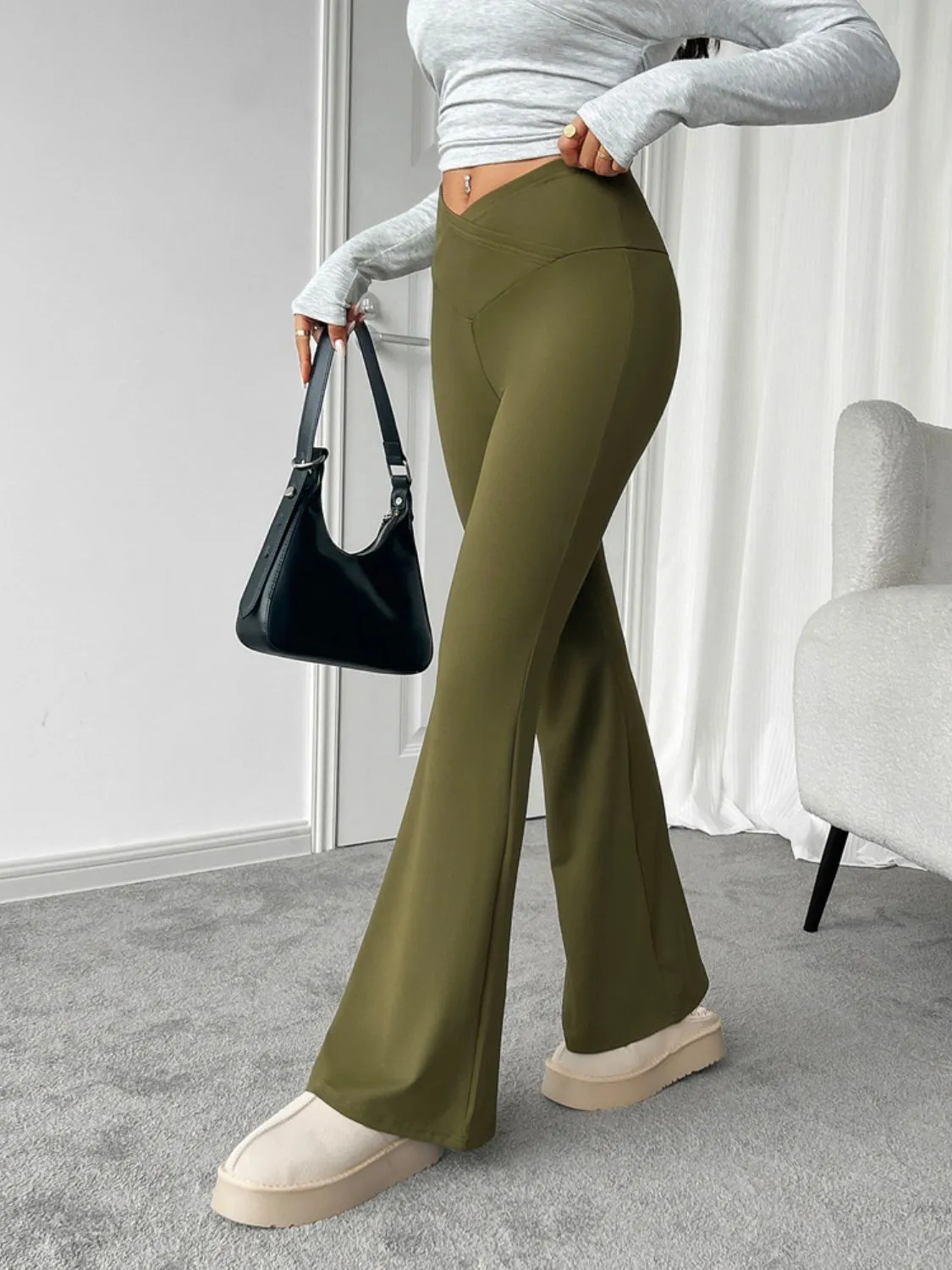 Stretchy Bootcut Pants