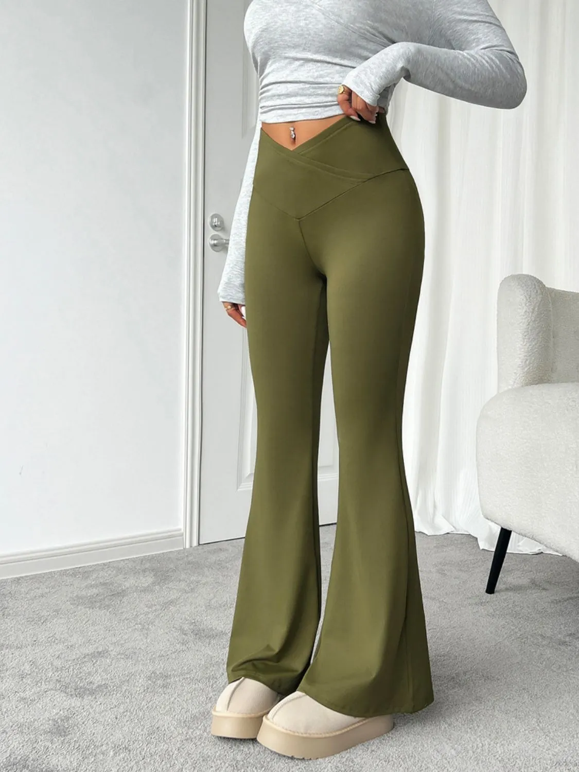 Stretchy Bootcut Pants