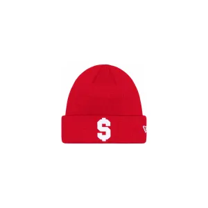 Supreme New Era $ Beanie Red