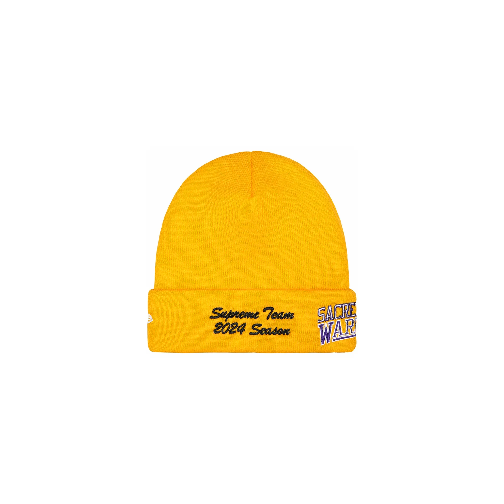 Supreme New Era Salvation Beanie Gold