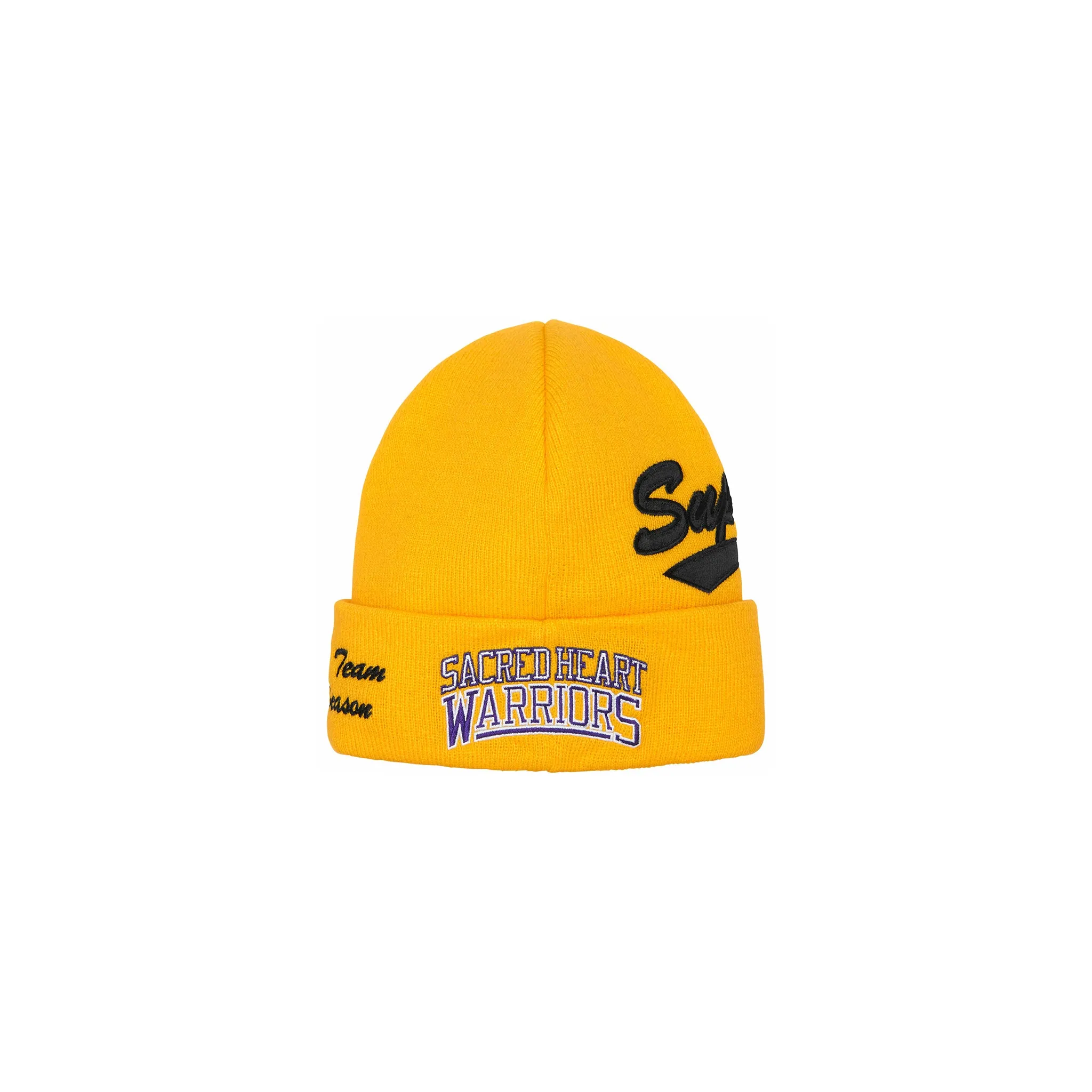 Supreme New Era Salvation Beanie Gold