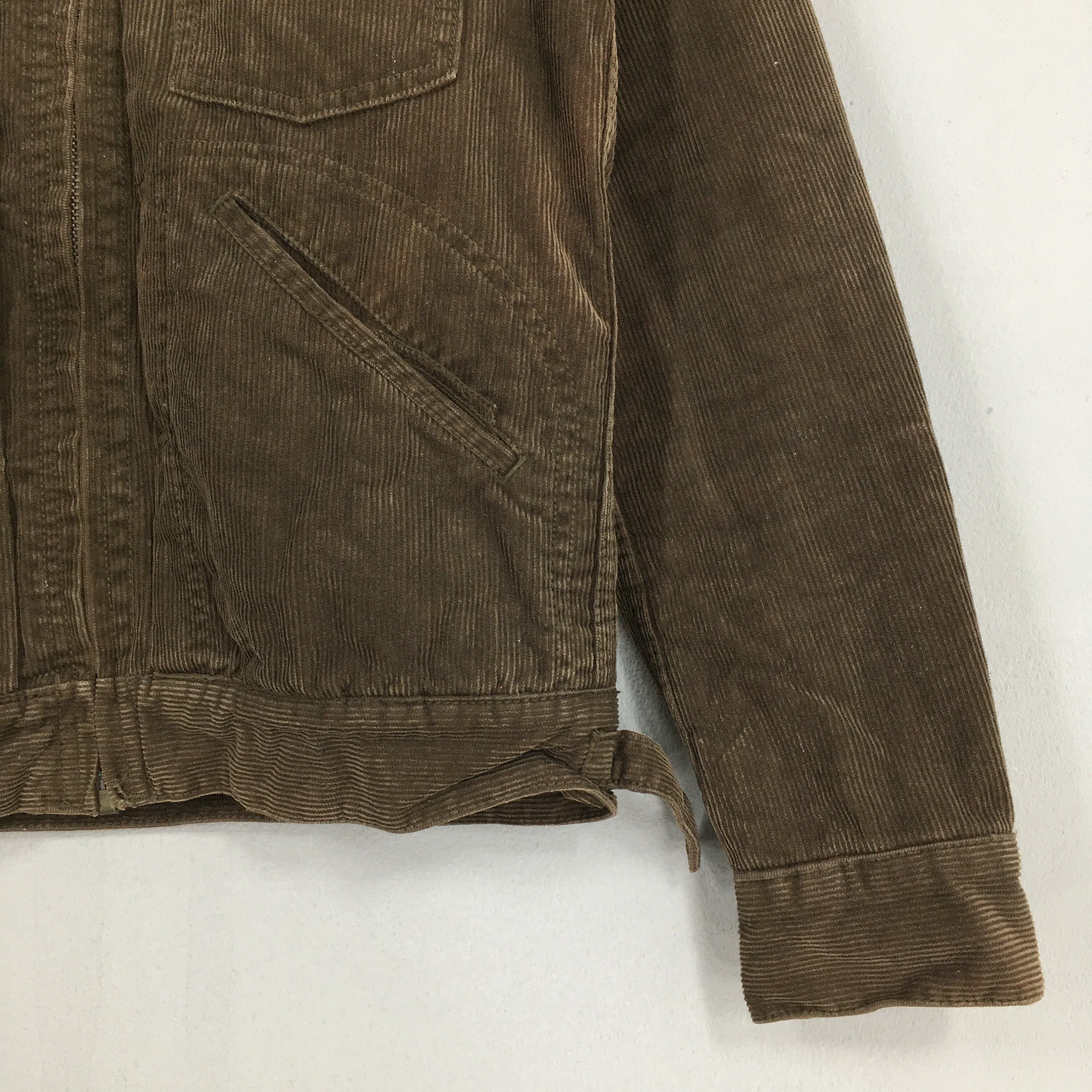 Wacko Maria The Guilty Party Brown Corduroy Trucker Jacket Small