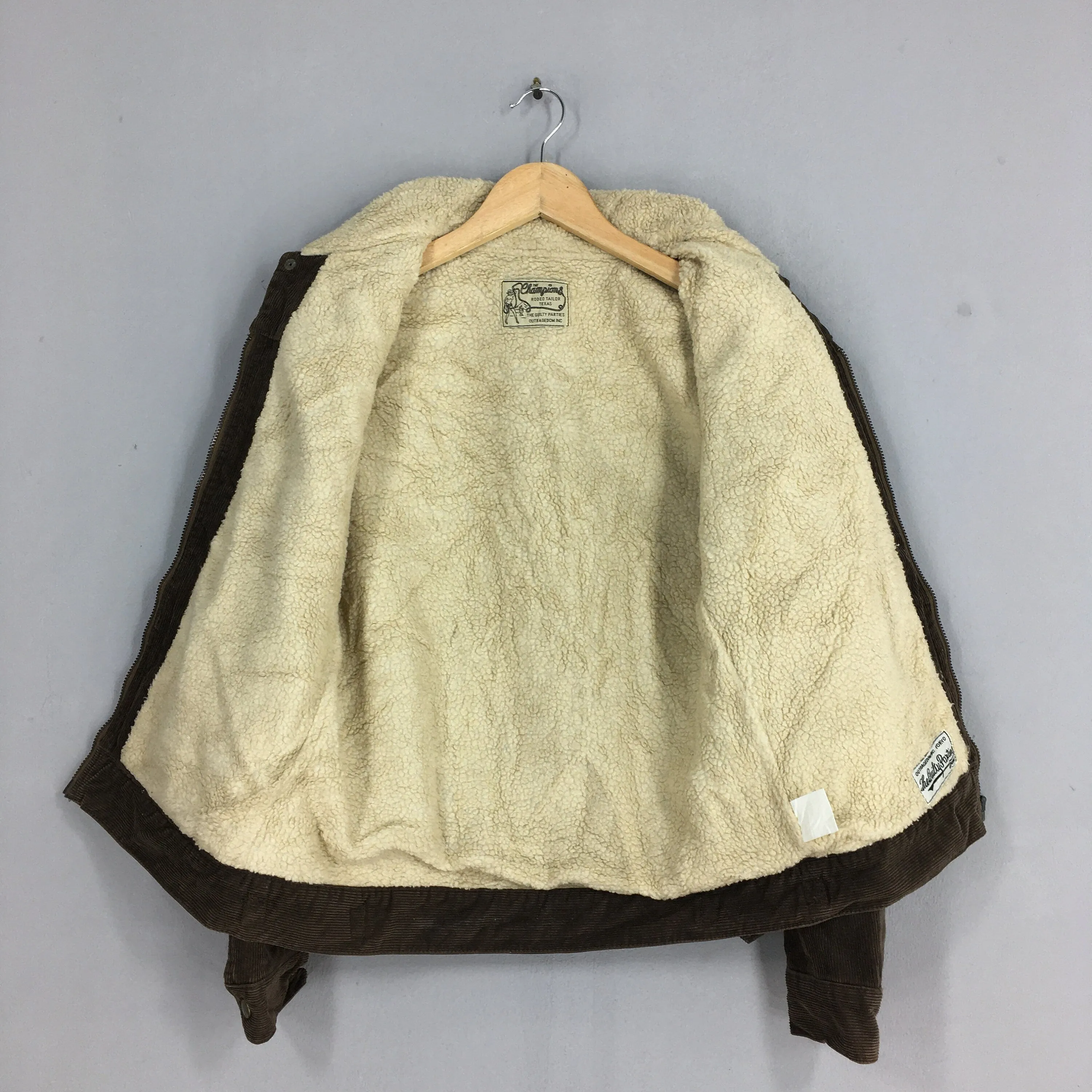Wacko Maria The Guilty Party Brown Corduroy Trucker Jacket Small