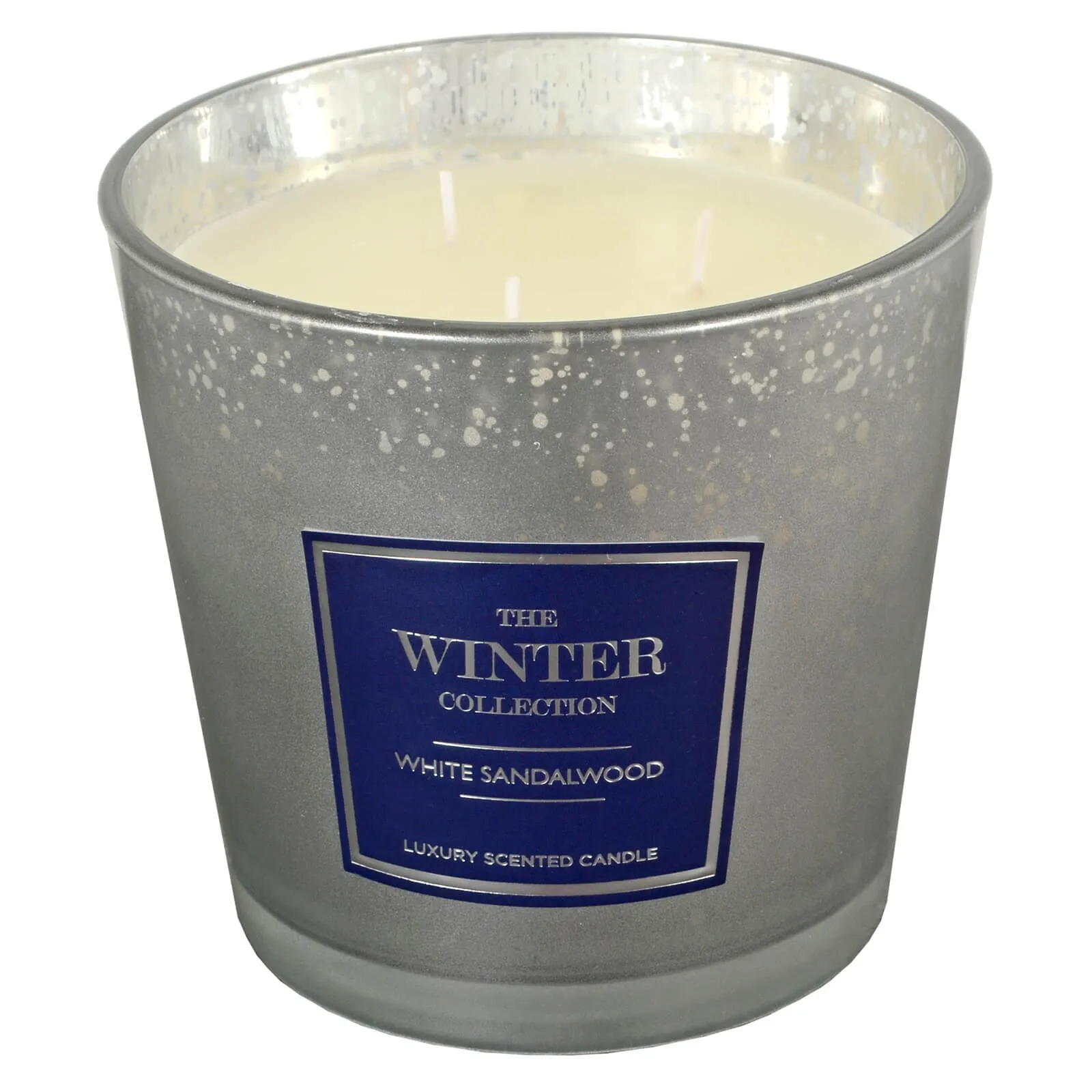 Winter Collection Large 3 Wick Scented Candle Metallic Finish