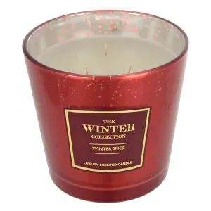Winter Collection Large 3 Wick Scented Candle Metallic Finish