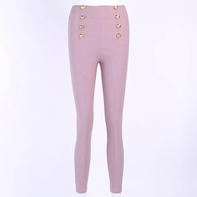 Women's Autumn Elastic Skinny High Waist Pants