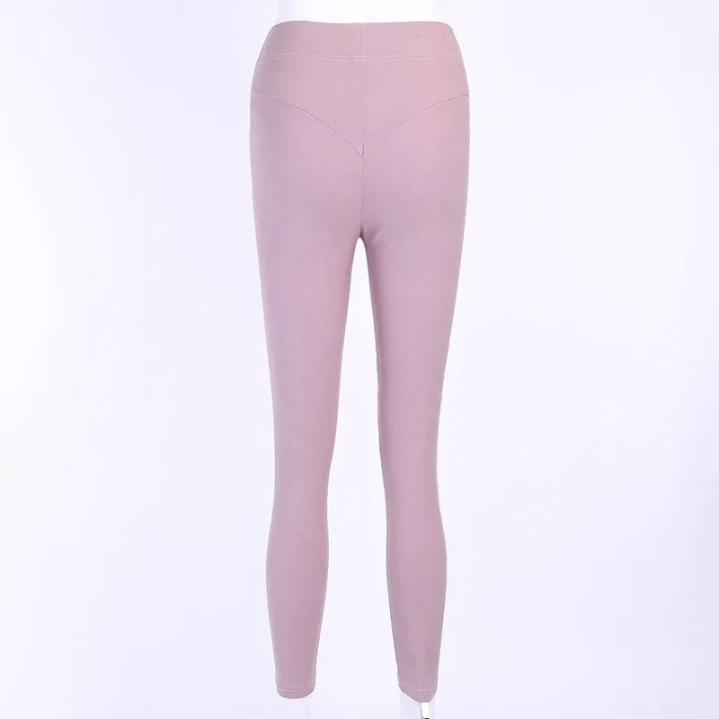 Women's Autumn Elastic Skinny High Waist Pants