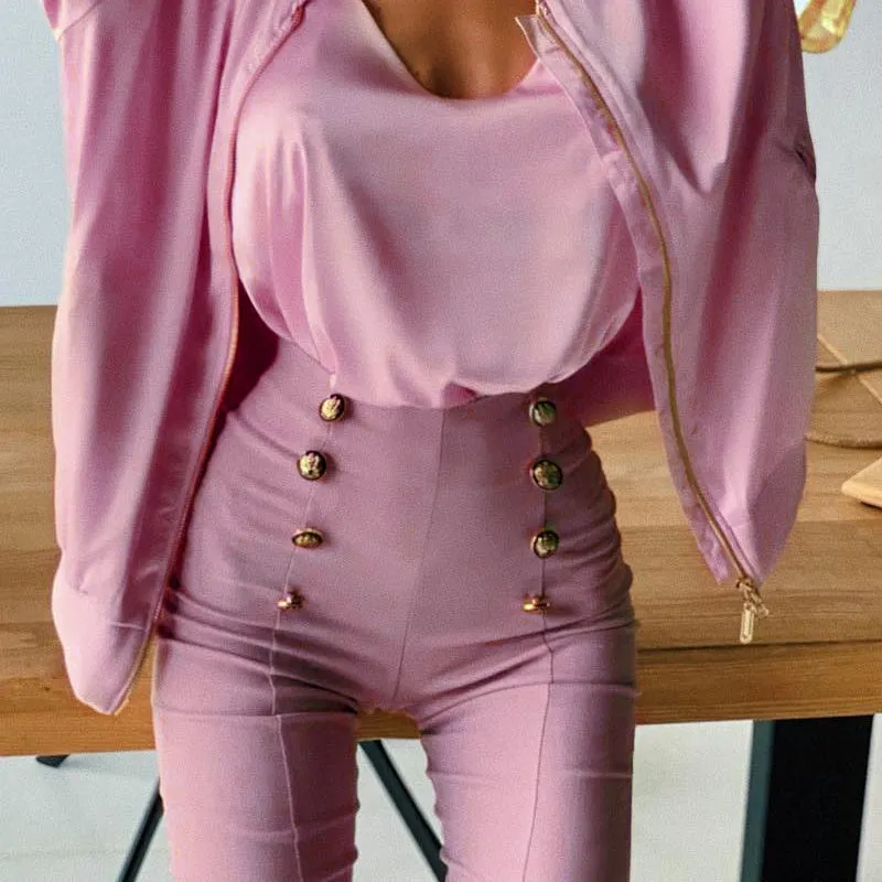 Women's Autumn Elastic Skinny High Waist Pants