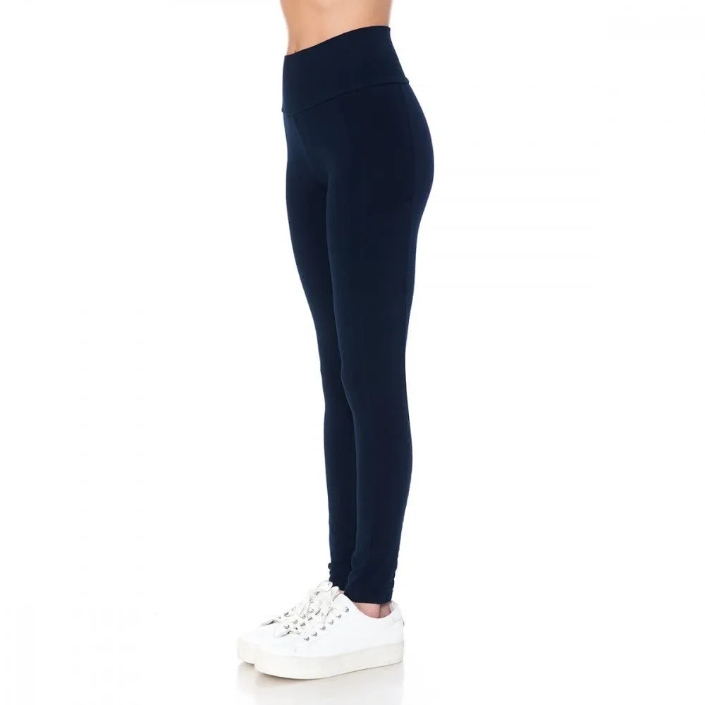 Womens High Waist Long Leggings with Phone Pocket