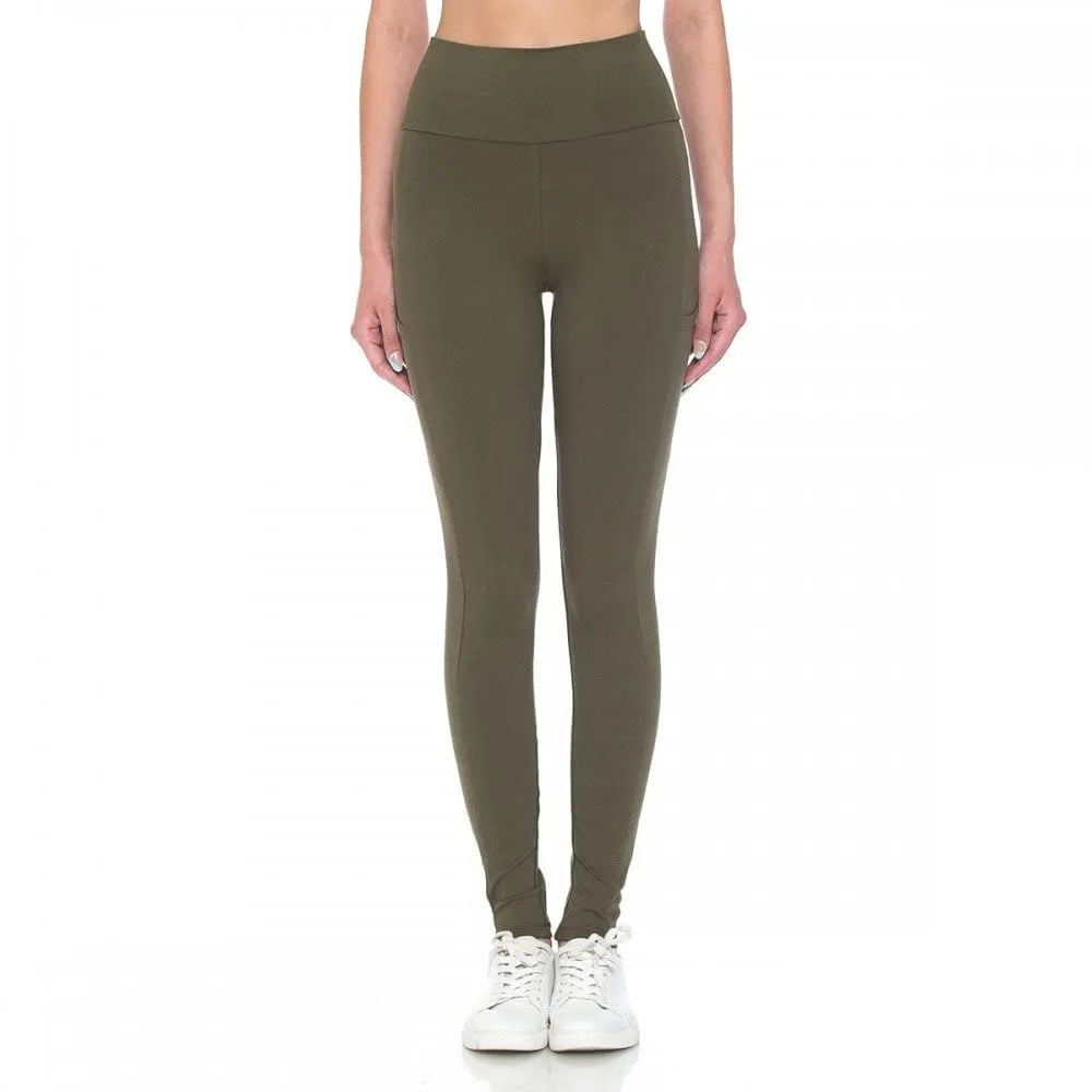 Womens High Waist Long Leggings with Phone Pocket