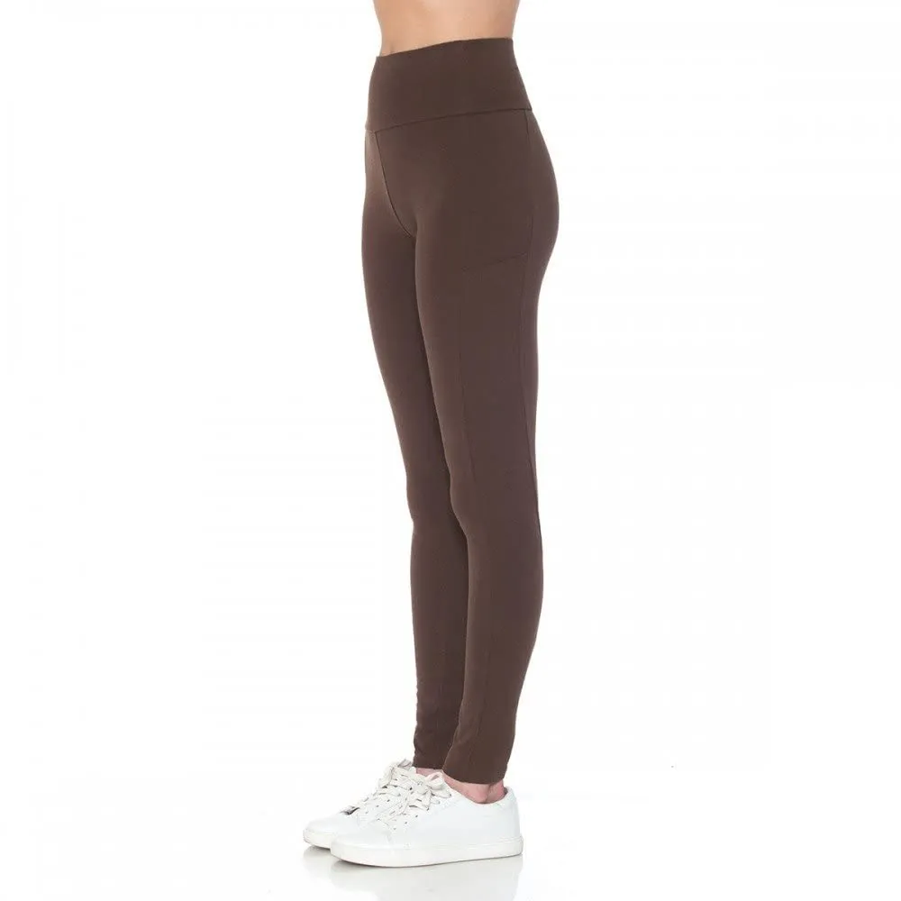 Womens High Waist Long Leggings with Phone Pocket