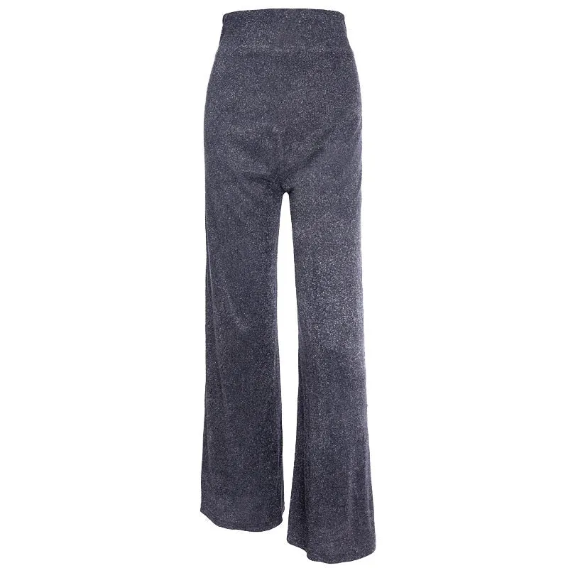Women's Sequined Loose High-Waist Pants