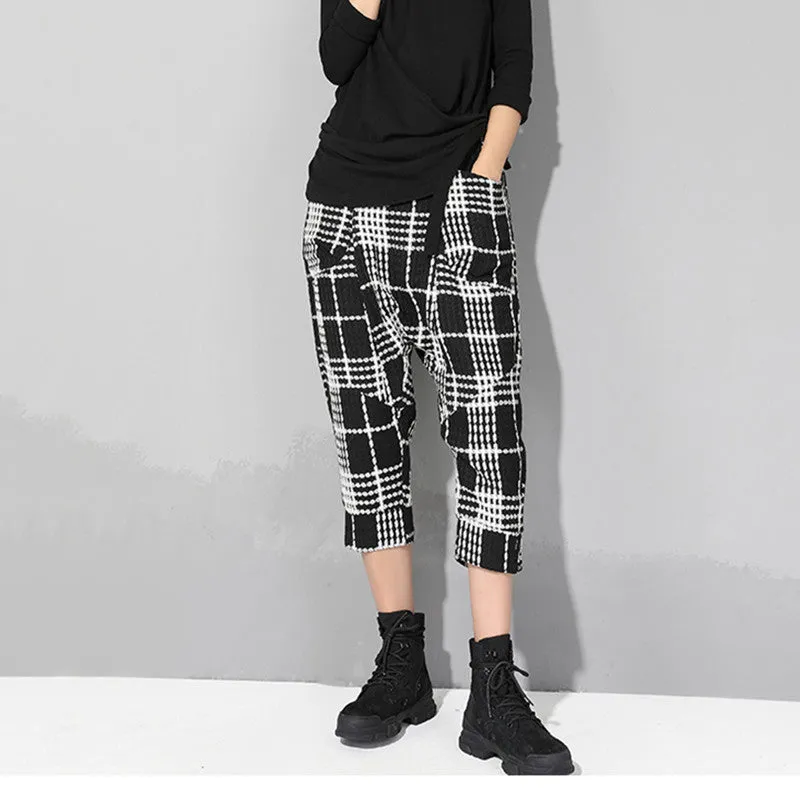Women's Spring/Summer Elastic High-Waist Loose Pants