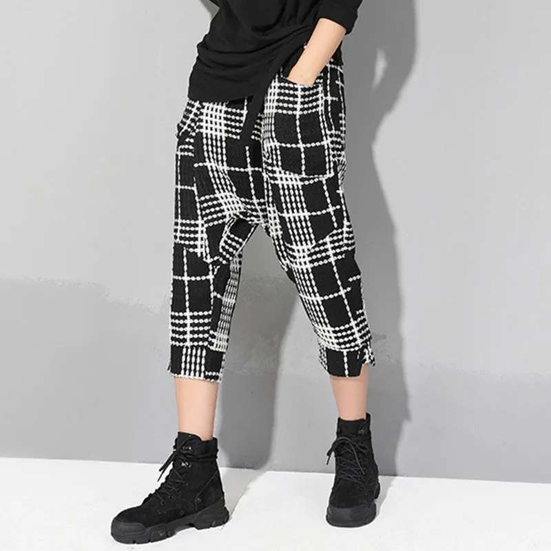 Women's Spring/Summer Elastic High-Waist Loose Pants