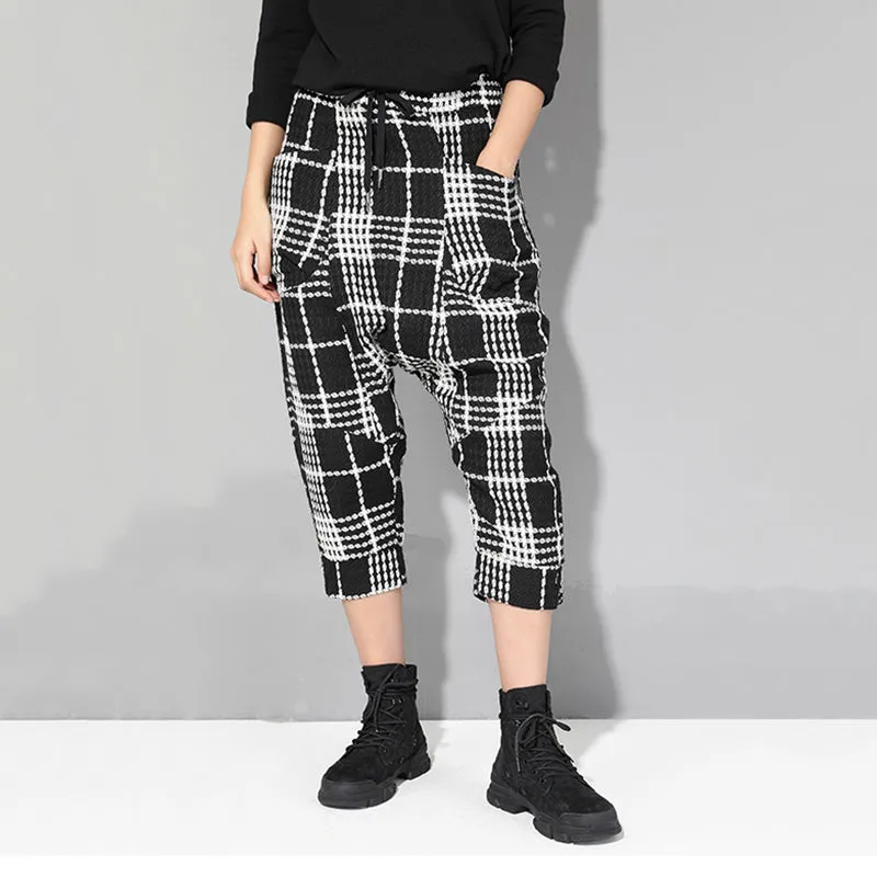 Women's Spring/Summer Elastic High-Waist Loose Pants