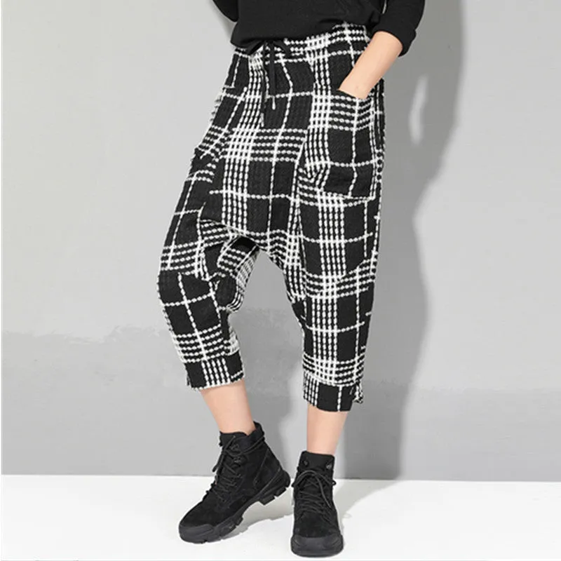 Women's Spring/Summer Elastic High-Waist Loose Pants
