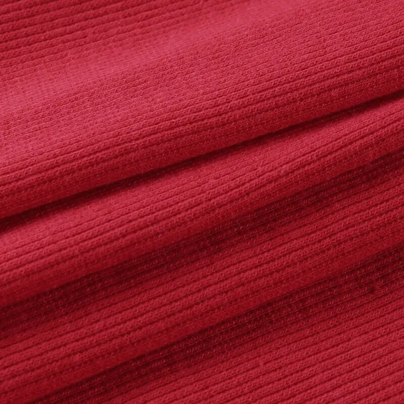 Women's Summer Backless High Neck Ribbed Skinny Dress