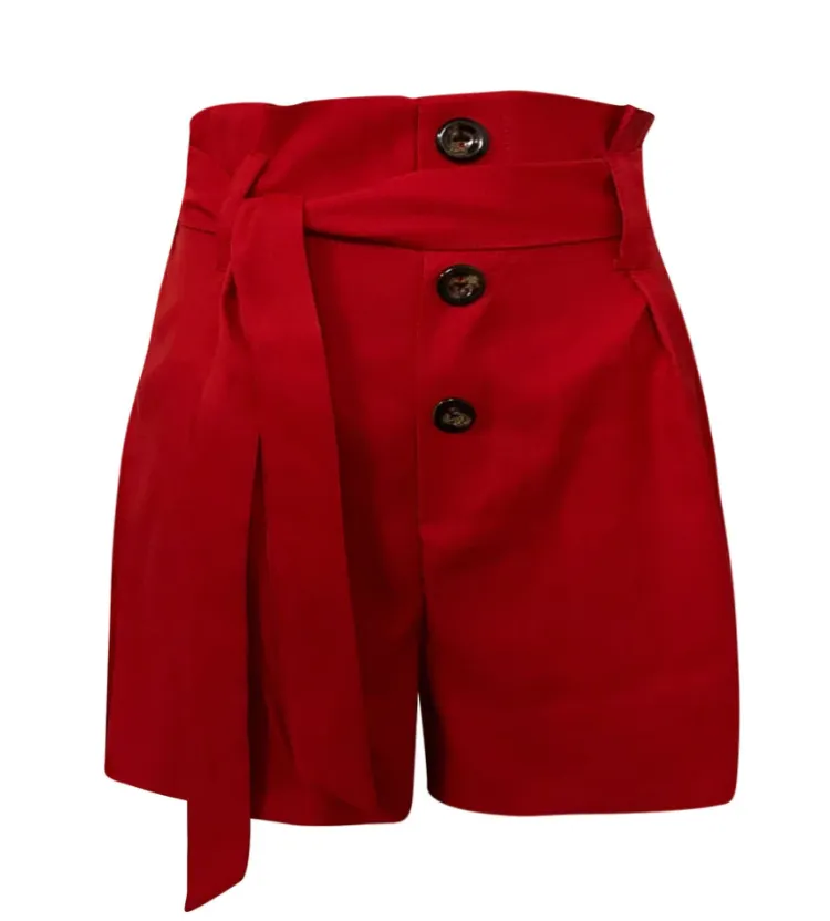 Women's Summer Cotton High Waist Shorts